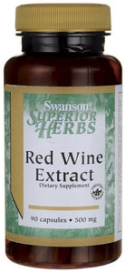 Swanson Superior Herbs Red Wine Extract 500mg 90 Capsules
