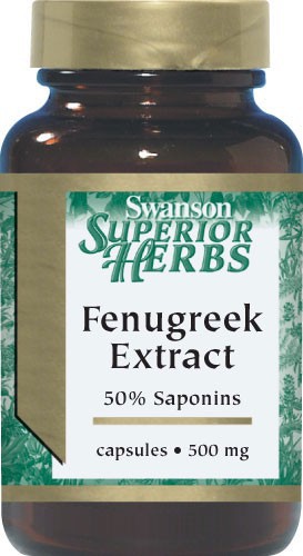 Swanson Superior Herbs Fenugreek Extract Standardised 500mg 90 Capsules
