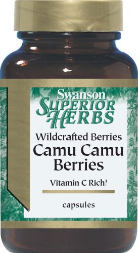 Swanson Superior Herbs Camu Camu Berries 500 Mg 60 Capsules