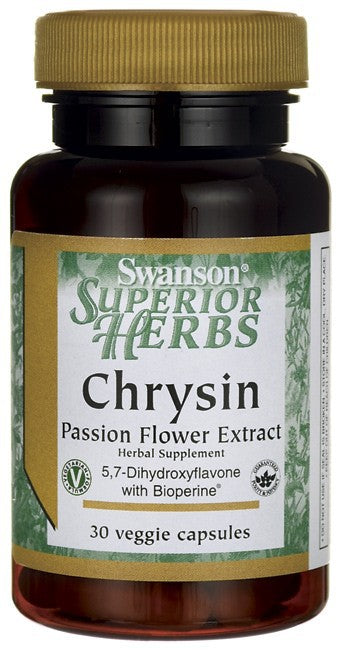 Swanson Premium Herbs Chrysin 30 Veggie Caps