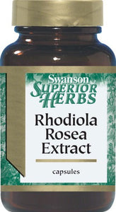 Swanson Superior Herbs Rhodiola Rosea Extract 250mg 60 Capsules