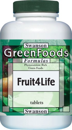 Swanson GreenFoods Formulas Fruit4Life 300 Tablets