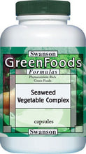 Load image into Gallery viewer, Swanson GreenFoods Formulas Seaweed Vegetable Complex 60 Veggie Capsules