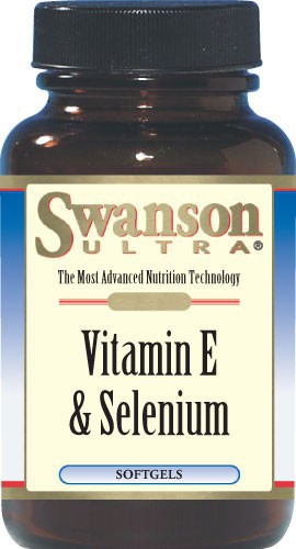 Swanson Ultra Vitamin E & Selenium 90 Softgels - Dietary Supplement