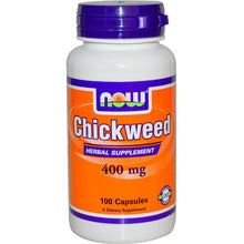 Load image into Gallery viewer, Now Foods, Chickweed, 400mg, 100 Capsules