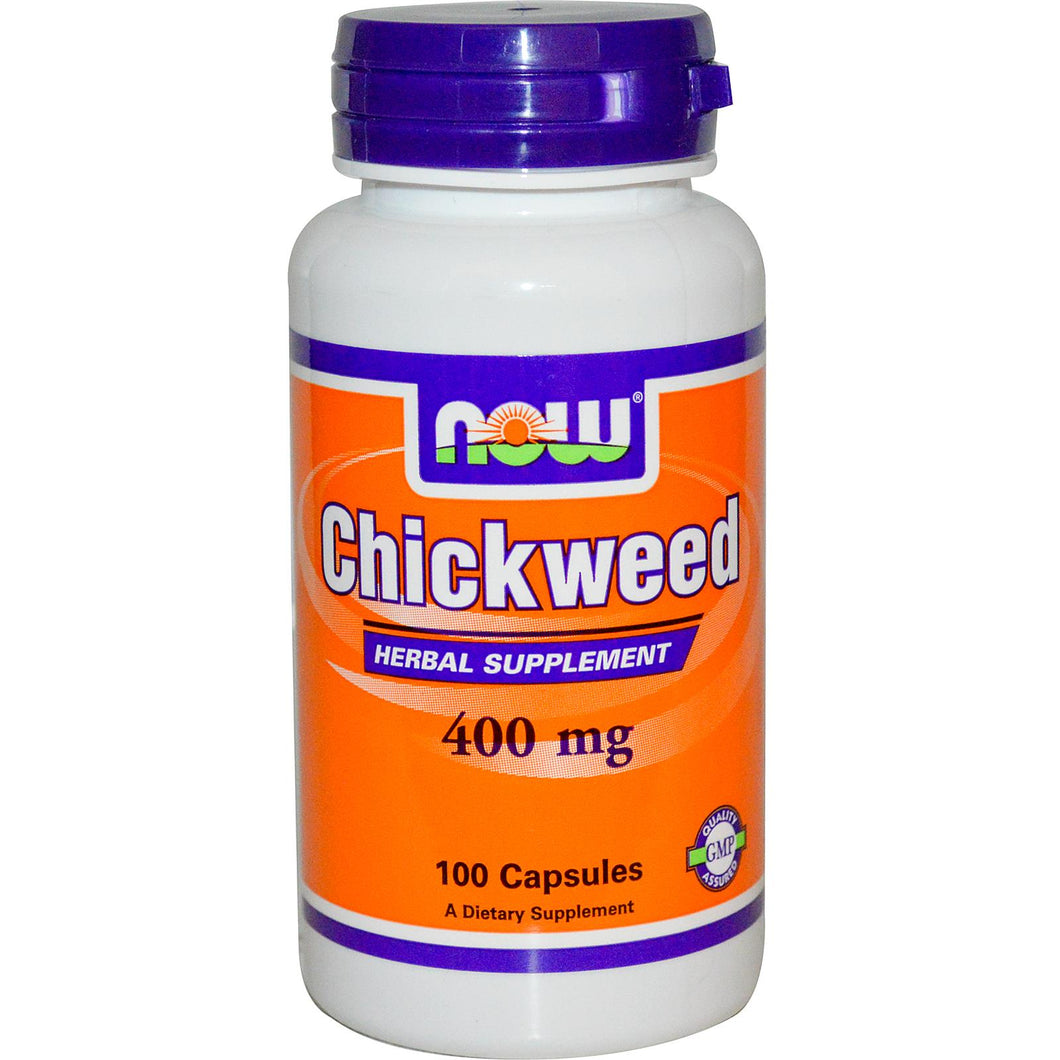 Now Foods, Chickweed, 400mg, 100 Capsules
