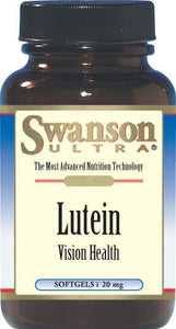 Swanson Ultra Lutein 20mg 60 Softgels