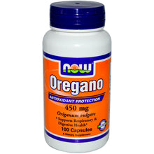 Load image into Gallery viewer, Now Foods, Oregano, 450mg, 100 capsules