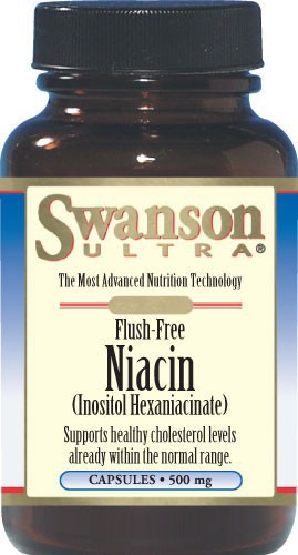 Swanson Ultra Flush-Free Niacin 500mg 120 Capsules ... VOLUME DISCOUNT