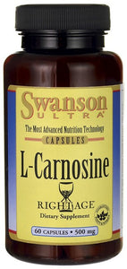 Swanson Ultra L-Carnosine 500mg 60 Capsules