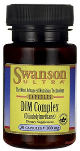 Swanson Ultra Dim (Diindolylmethane) Complex 100mg 30 Capsules