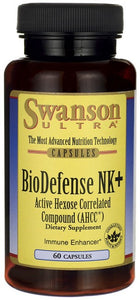 Swanson Ultra BioDefense Nk+ Active Hexose Correlated Compound 60 Capsules