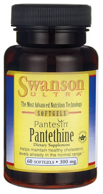 Swanson Ultra Pantesin Pantethine 300mg 60 Softgels