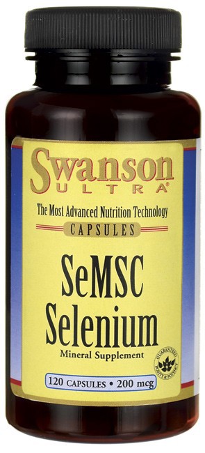 Swanson Ultra SeMSC Selenium 200mcg 120 Caps - Mineral Supplement