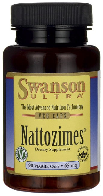 Swanson Ultra Nattozimes 65mg 2275 FU 90 Veggie Capsules