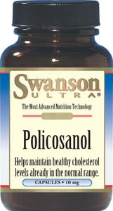 Swanson Ultra Policosanol 10mg 60 Capsules