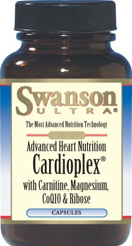 Swanson Ultra Cardioplex with Carnitine Magnesium CoQ10 & D-Ribose 60 Capsules