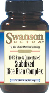 Swanson Ultra 100% Stabilized Rice Bran Complex 120 Caps