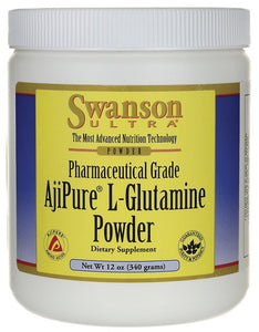 Swanson Ultra AjiPure L-Glutamine Powder 12Oz (340gm)