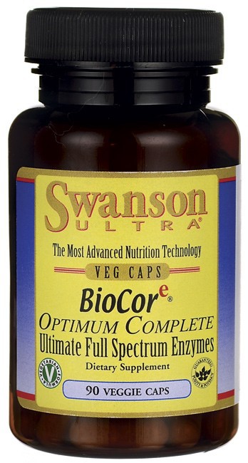 Swanson Ultra BioCore Optimum Complete Ultimate Full-Spectrum Enzymes 90 Veggie Capsules
