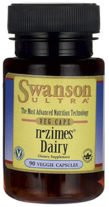 Swanson Ultra N-Zimes Dairy 90 Veggie Capsules