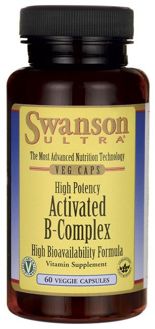 Swanson Ultra High Potency Activated B-Complex High Bioavailability 60Veg Cap