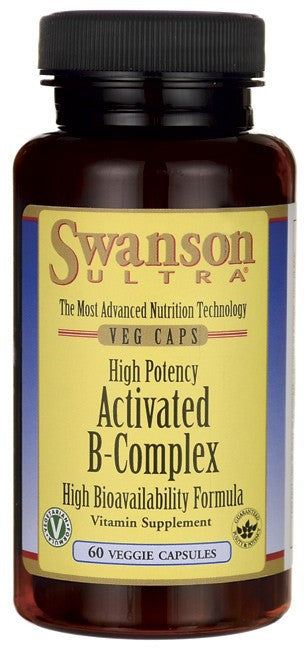 Swanson Ultra High Potency Activated B-Complex High Bioavailability 60Veg Cap