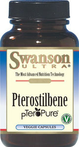 Swanson Ultra Pterostilbene 50mg 30 Veg Caps - Dietary Supplement