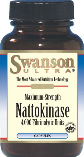Swanson Ultra Maximum Strength Nattokinase 4,000 Fibrinolytic Units 200mg 30 Caps
