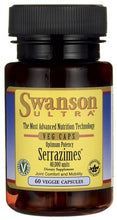 Load image into Gallery viewer, Swanson Ultra Optimum Potency Serrazimes 40,000 Units 60 Veggie Capsules