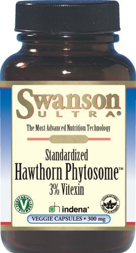 Swanson Ultra Hawthorn Phytosome Standardised 300mg 60 Veggie Capsules