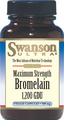 Swanson Ultra Maximum Strength Bromelain 500mg 60 Veggie Capsules