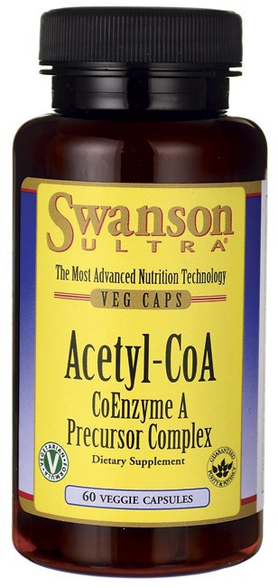 Swanson Ultra Acetyl-CoA CoEnzyme A Precursor Complex 60 Veg Caps