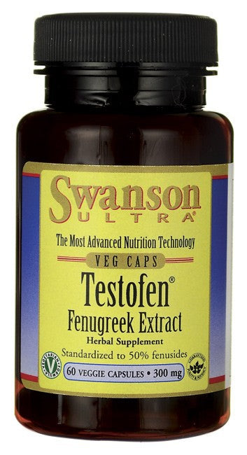 Swanson Ultra Testofen Fenugreek Extract 300mg 60 Veg Capsules