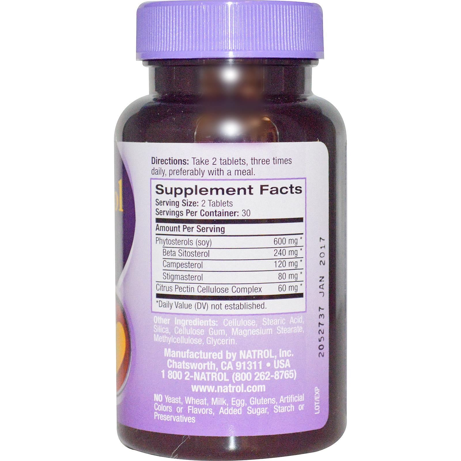 Natrol, Cholesterol Balance, Beta Sitosterol, 60 Tablets
