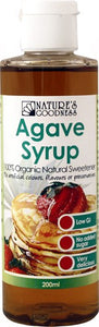 Nature's Goodness, Agave Syrup, 100 % Organic Natural Sweetener, 200 ml