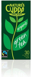 Nature's Cuppa, Green Tea, Certified Organic, 30 Tea Bags, 54 g