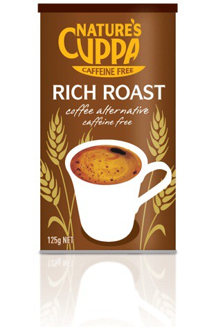 Nature's Cuppa Caffeine Free Rich Roast Coffee Alternative 125 g