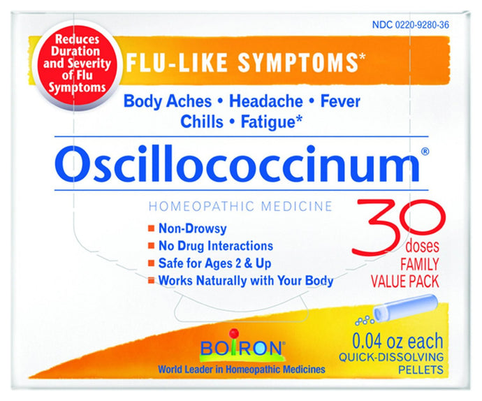 Boiron Oscillococcinum Flu-Like Symptoms 30 Doses 0.04 oz Each