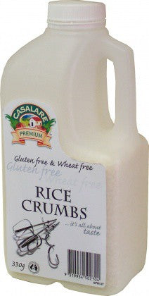 Casalare, White Rice Crumbs, Gluten Free & Wheat Free, 330 g