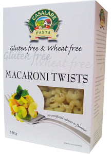 Casalare, Macaroni Twists, Gluten Free & Wheat Free, 250 g