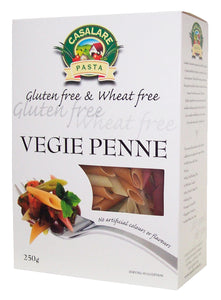 Casalare, Vegie Penne, Gluten Free & Wheat Free, 250 g