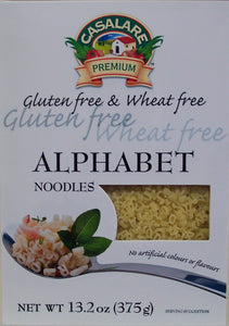 Casalare, Alphabet Noodles, Gluten & Wheat Free, 375 g