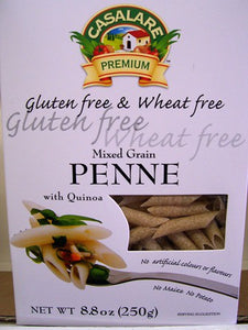 Casalare, Mixed Grain Penne, with Quinoa, Gluten Free & Wheat Free, 250 g