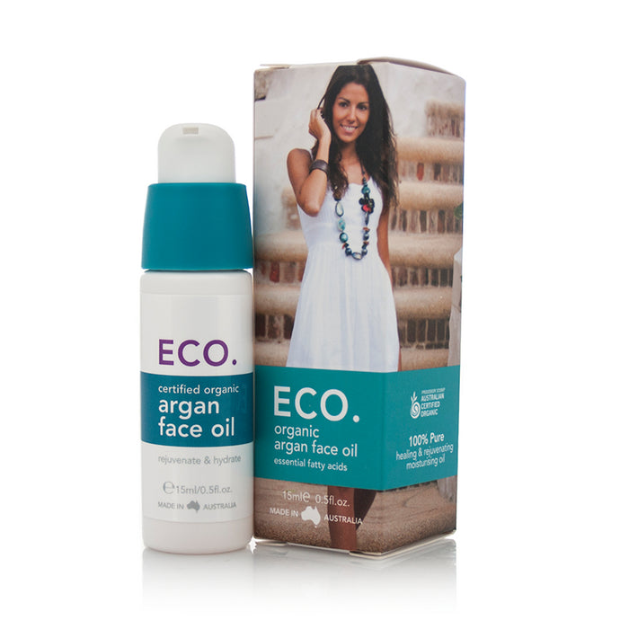 ECO., Argan Face Oil, Certified Organic, 15 ml