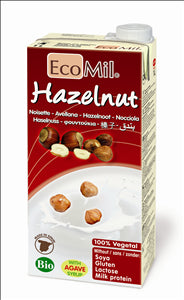 EcoMil, Hazelnut Agave Drink, Bio 1 Litre