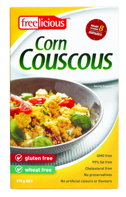 Freelicious, Corn Couscous, Gluten Free & Wheat Free, 375 g
