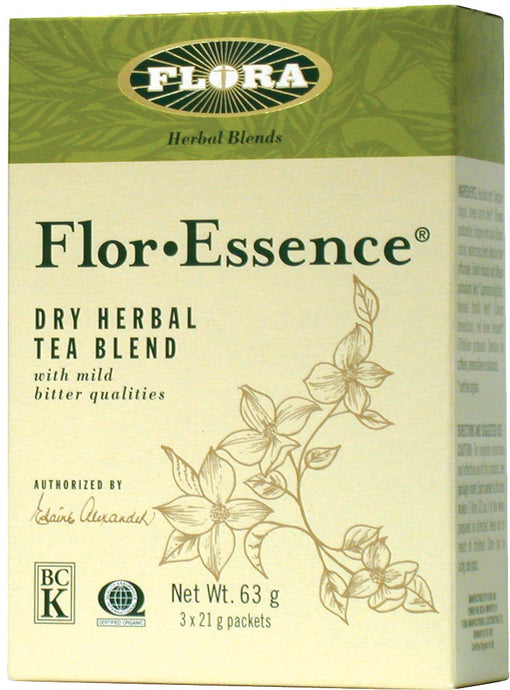 Flora, Flor Essence, Dry Herbal Tea, 3 X 21 g Sachets, 63 g