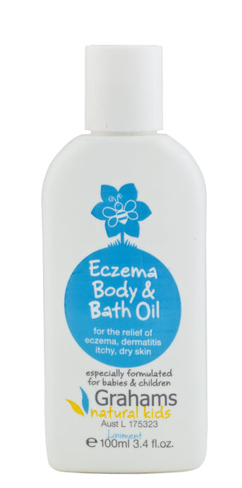 Graham's, Natural Kids Eczema, Body & Bath Oil, 100 ml