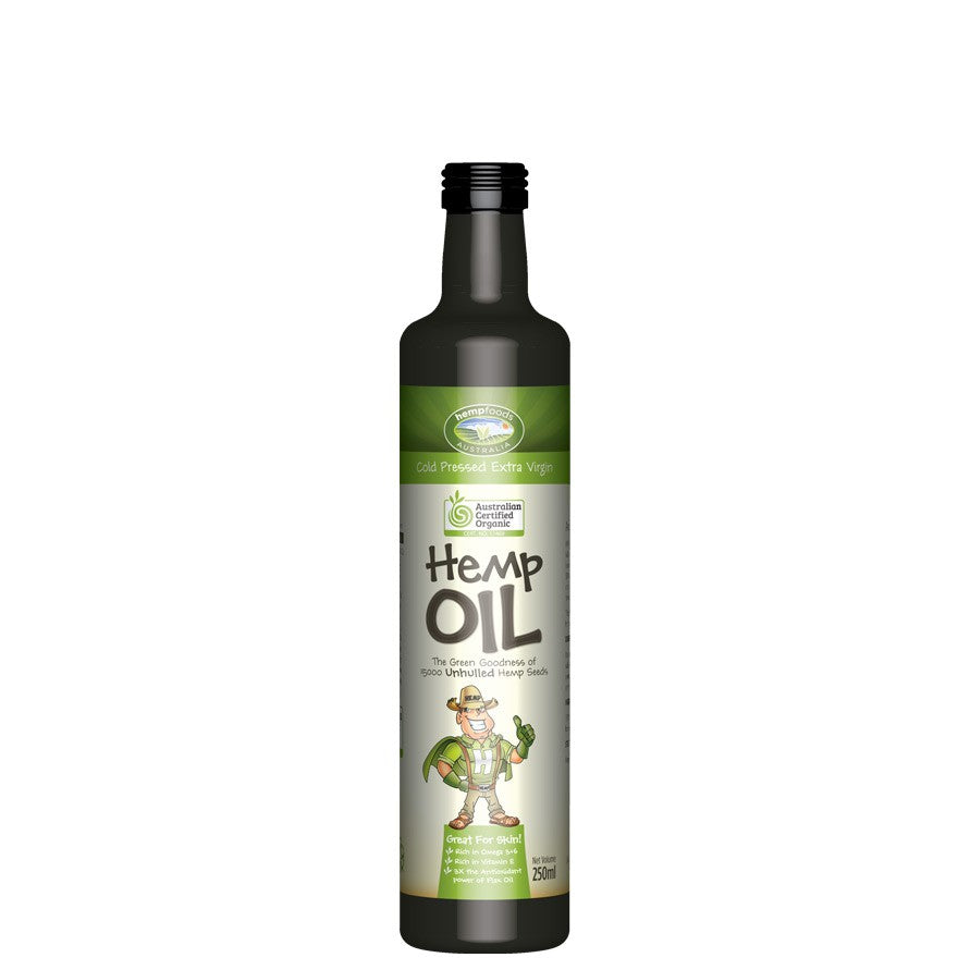 Hemp Foods Australia, Hemp Oil, Organic, 250 ml